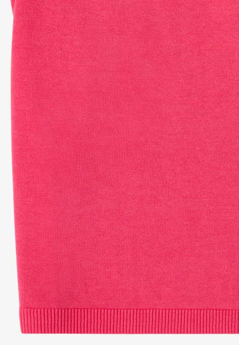 Cardigan de base geranium red