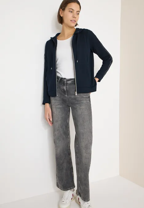 Gallonstreifen Sweatjacke universal blue Gallonstreifen Sweatjacke universal blue