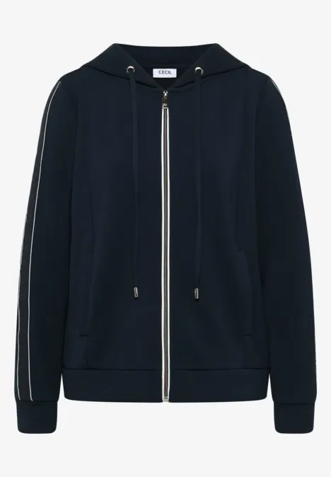 Gallonstreifen Sweatjacke universal blue Gallonstreifen Sweatjacke universal blue