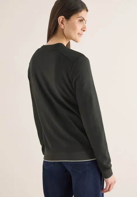 Blouson in Unifarbe raw khaki