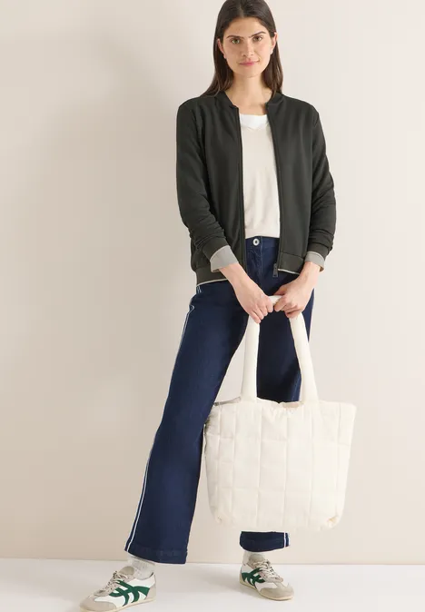 Blouson in Unifarbe raw khaki