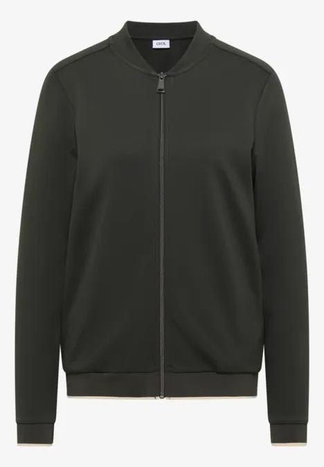 Blouson in Unifarbe raw khaki