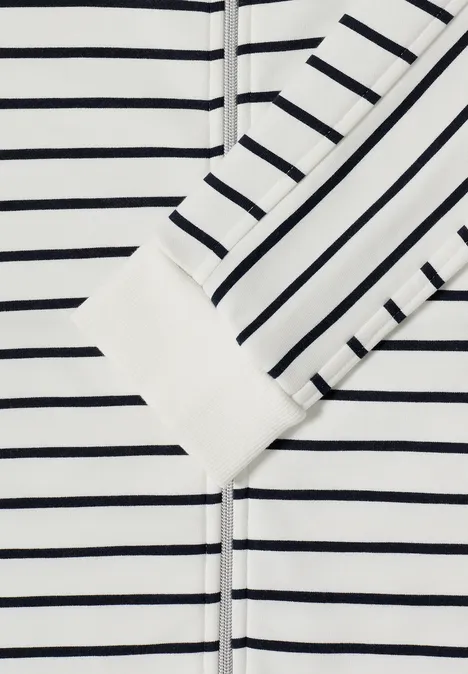 Langarm Sweatjacke mit Kapuze universal blue