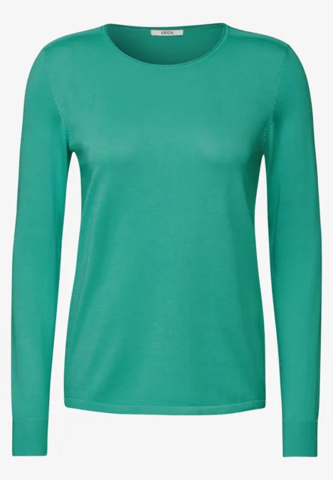Feinstrickpullover aventurine green