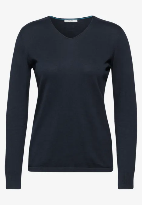 Pullover deep petrol