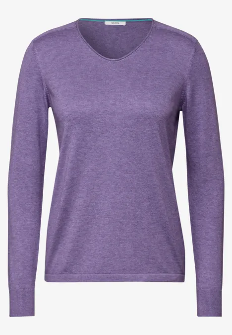 Pull-over gentle lilac melange