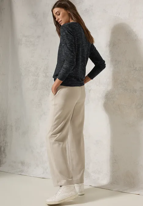 Trui met structuurmix heather deep charcoal grey mel Trui met structuurmix heather deep charcoal grey mel