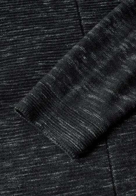 Trui met structuurmix heather deep charcoal grey mel Trui met structuurmix heather deep charcoal grey mel