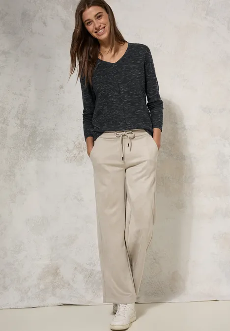 Trui met structuurmix heather deep charcoal grey mel Trui met structuurmix heather deep charcoal grey mel