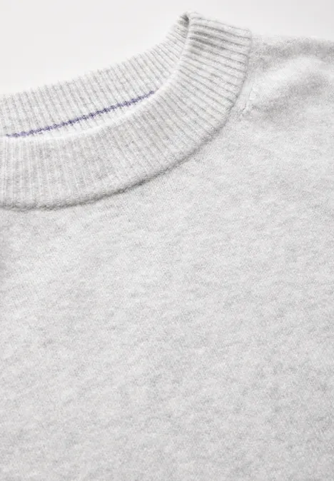 Kuscheliger Pullover soft silver melange