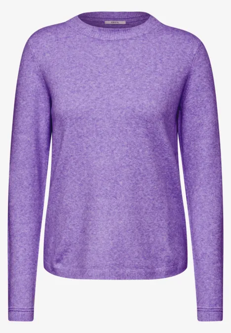 Kuscheliger Pullover wild lilac melange