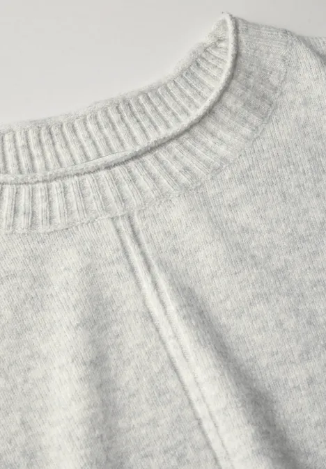 Kuscheliger Pullover soft silver melange