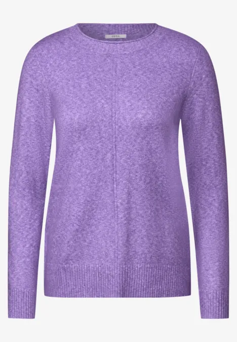 Kuscheliger Pullover wild lilac melange