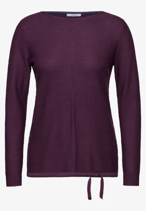Feinstrickpullover beloved berry