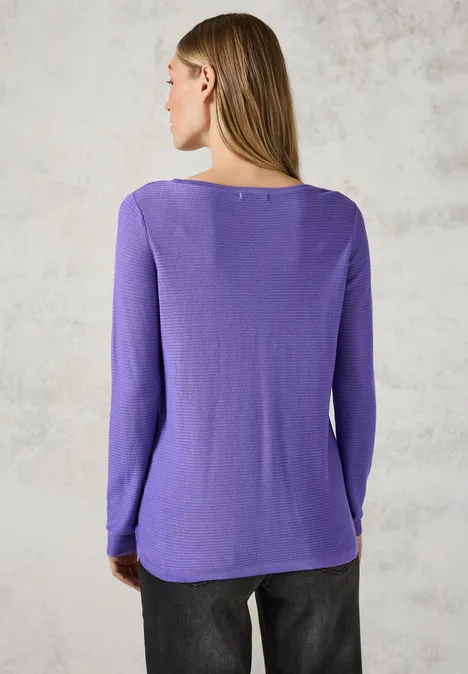 Feinstrickpullover wild lilac