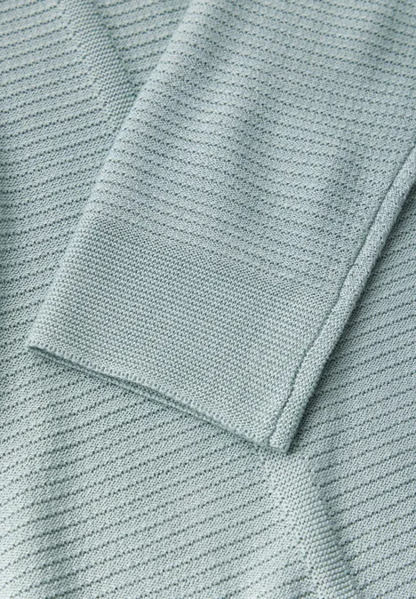 Feinstrickpullover iced salvia green