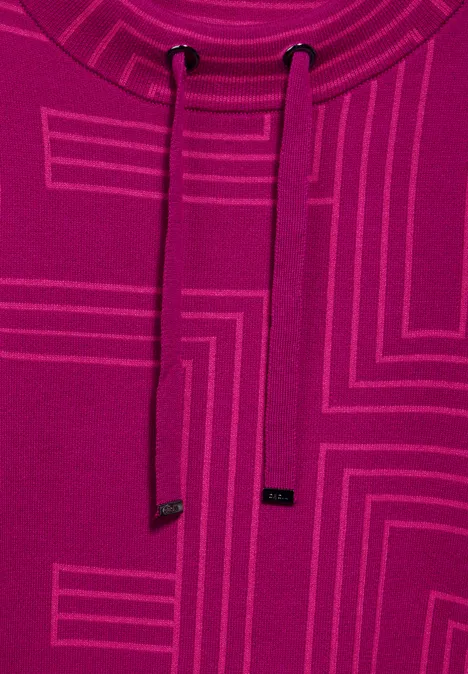 Pull avec turtleneck jewel pink