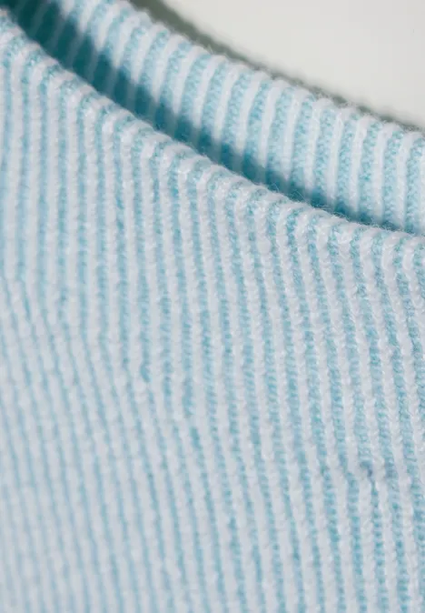 Pullover mit Turtleneck turquoise