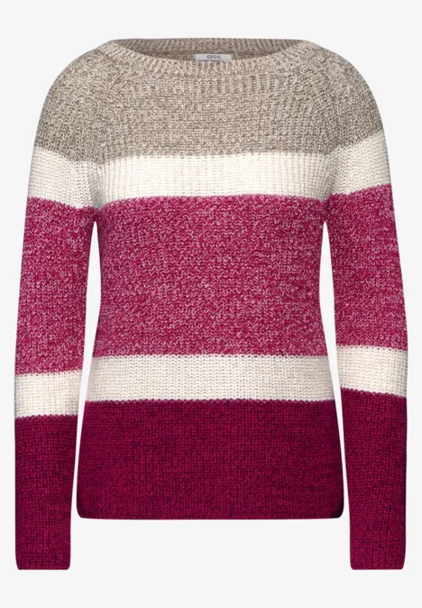 Mouliné Pullover jewel pink