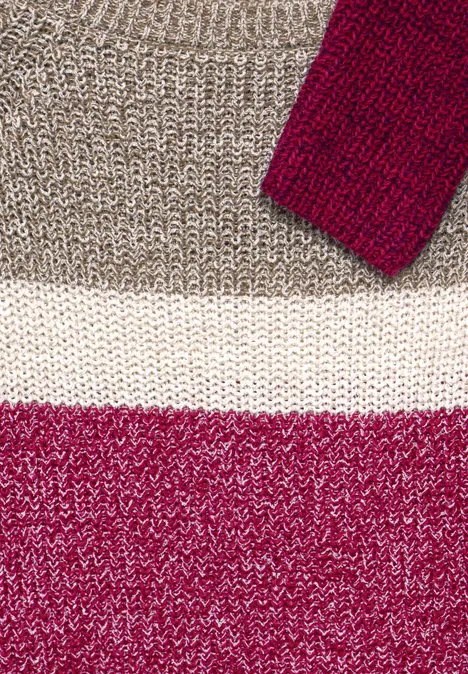 Mouliné Pullover jewel pink