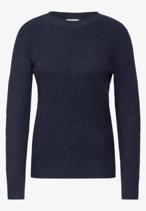 Feinstrickpullover universal blue