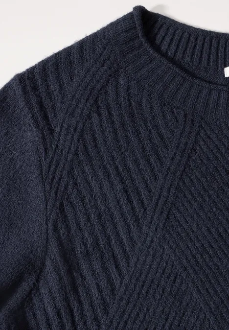 Feinstrickpullover universal blue
