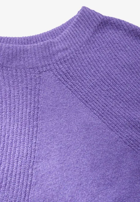 Pullunder mit Strukturmix lilac melange
