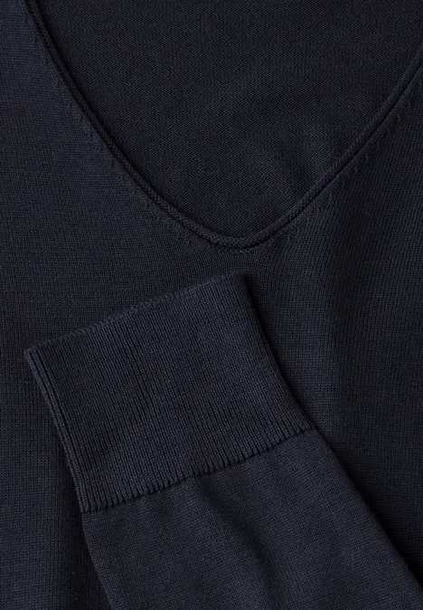 Feinstrickpullover universal blue