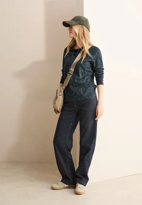 Leo Raglan Sweater slate khaki