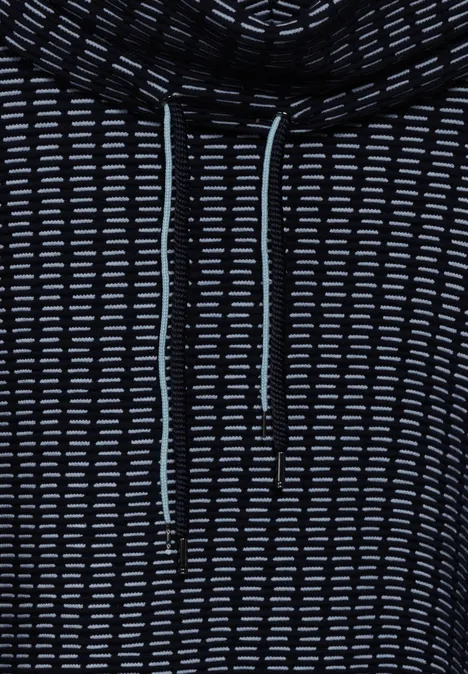 Sweatshirt mit Schalkragen universal blue