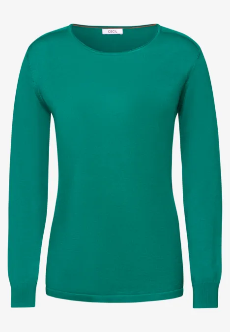 Rundhalspullover sea green