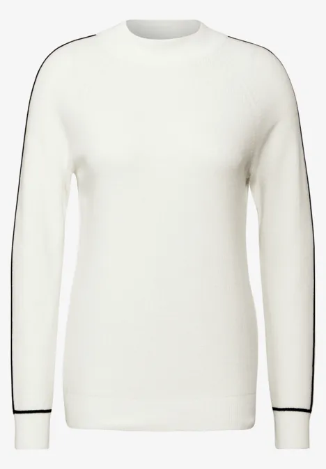 Pullover mit Detail vanilla white