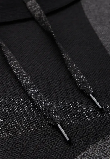 Pullover mit Glitzerdetails Black