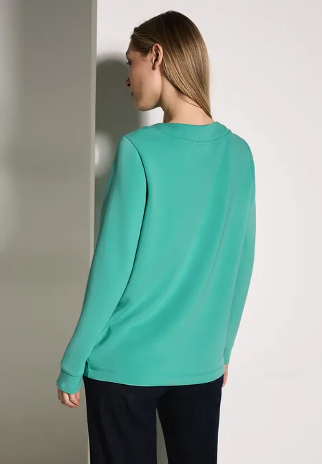 Modalmix Sweatshirt aventurine green