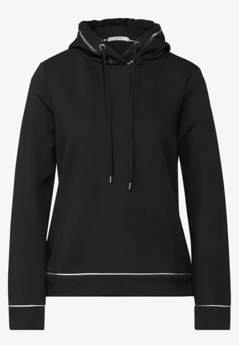 Sweatshirt mit Kapuze Black