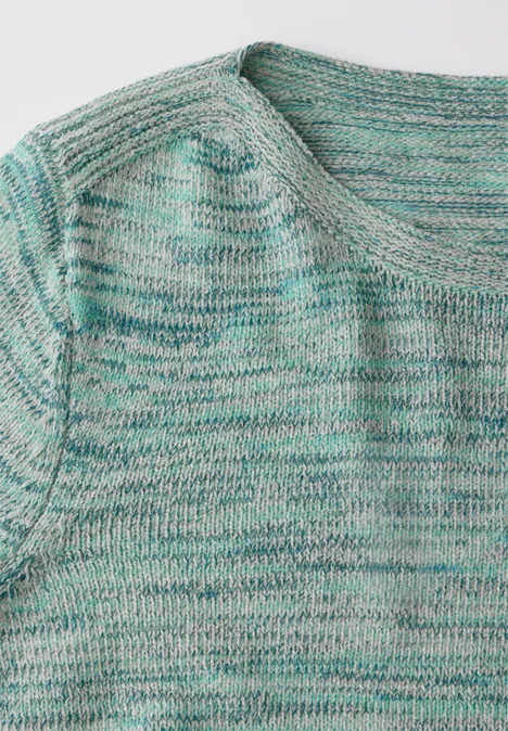 Chenille-Pullover aventurine green