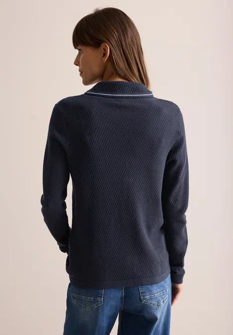 Struktursweater universal blue Struktursweater universal blue