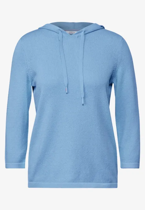 Leichter Hoodie fresh light blue