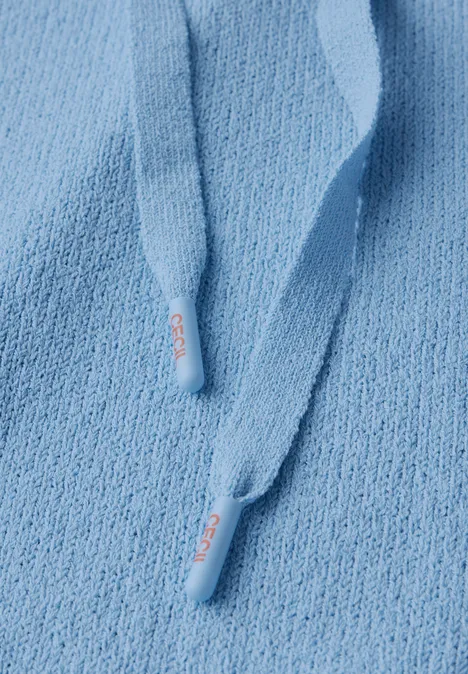 Leichter Hoodie fresh light blue