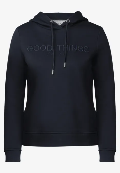Hoodie mit Artwork universal blue