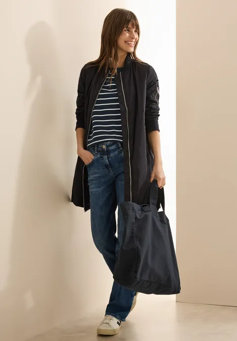 Gestreifter Pullover universal blue