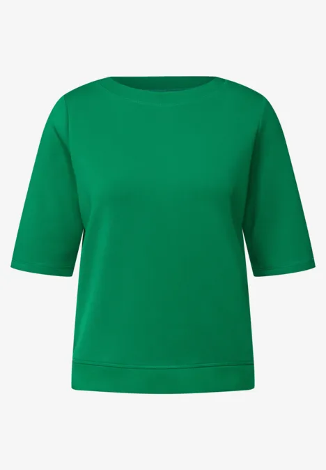 Kurzarm Sweatshirt garden green