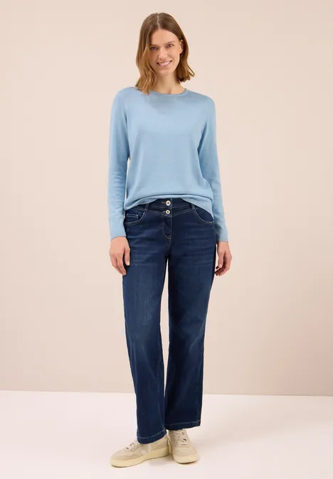 Basic Pullover whisper blue melange