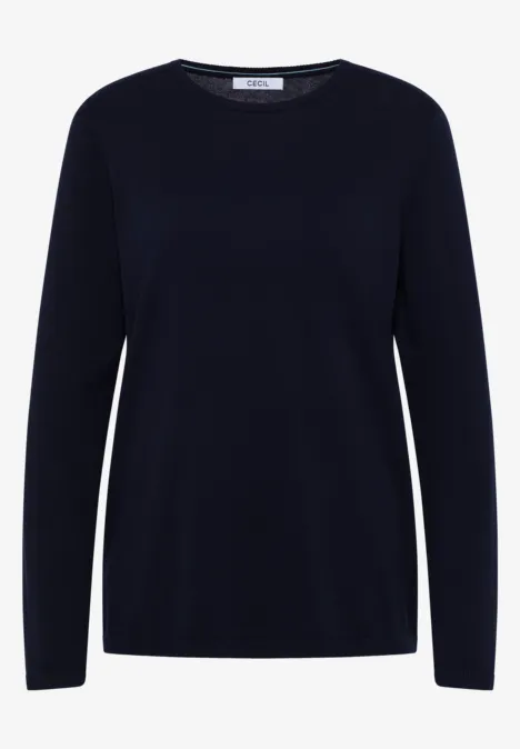 Basic Pullover urban dark blue
