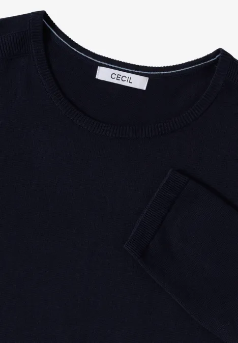 Basic Pullover urban dark blue