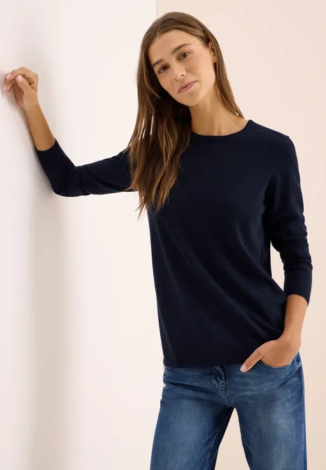 Basic Pullover urban dark blue
