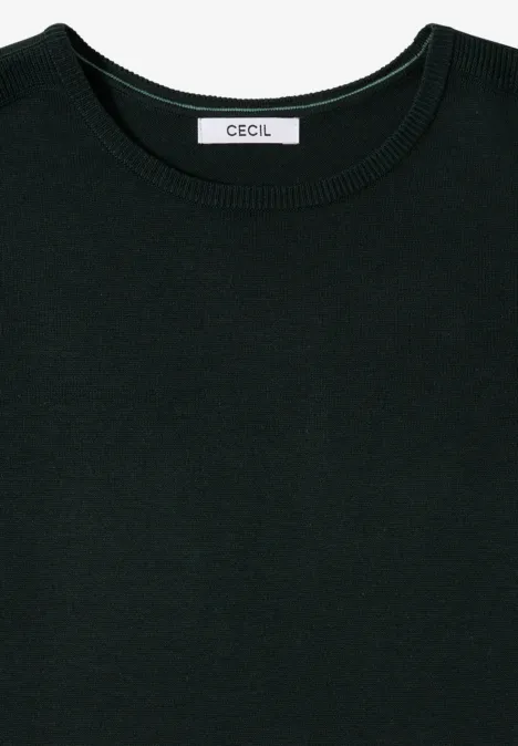Basic Pullover ink green