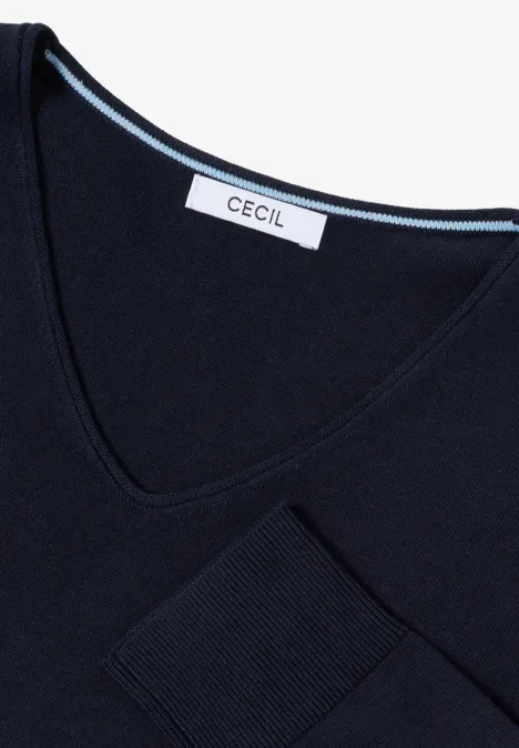 Basic Pullover urban dark blue