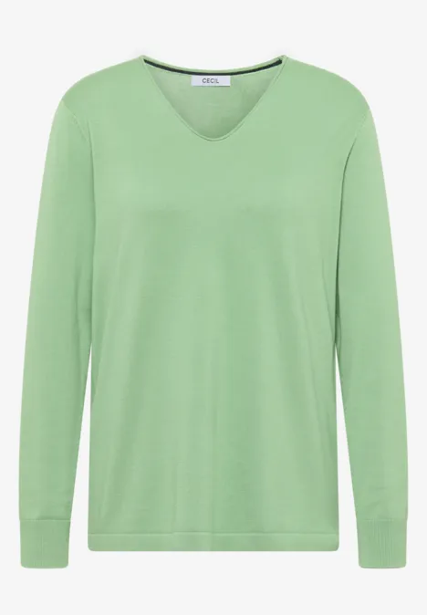 Basic Pullover fennel green