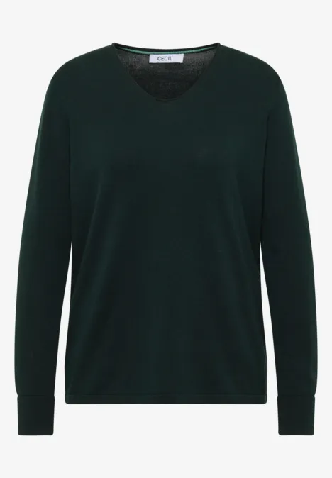 Basic Pullover ink green